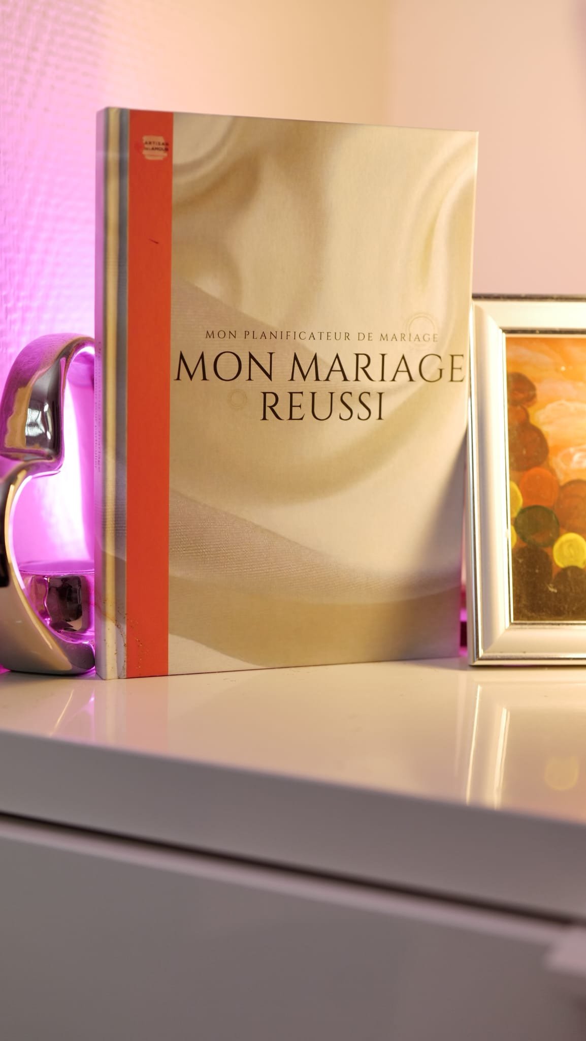 Couverture du planner mariage Mon mariage réussi